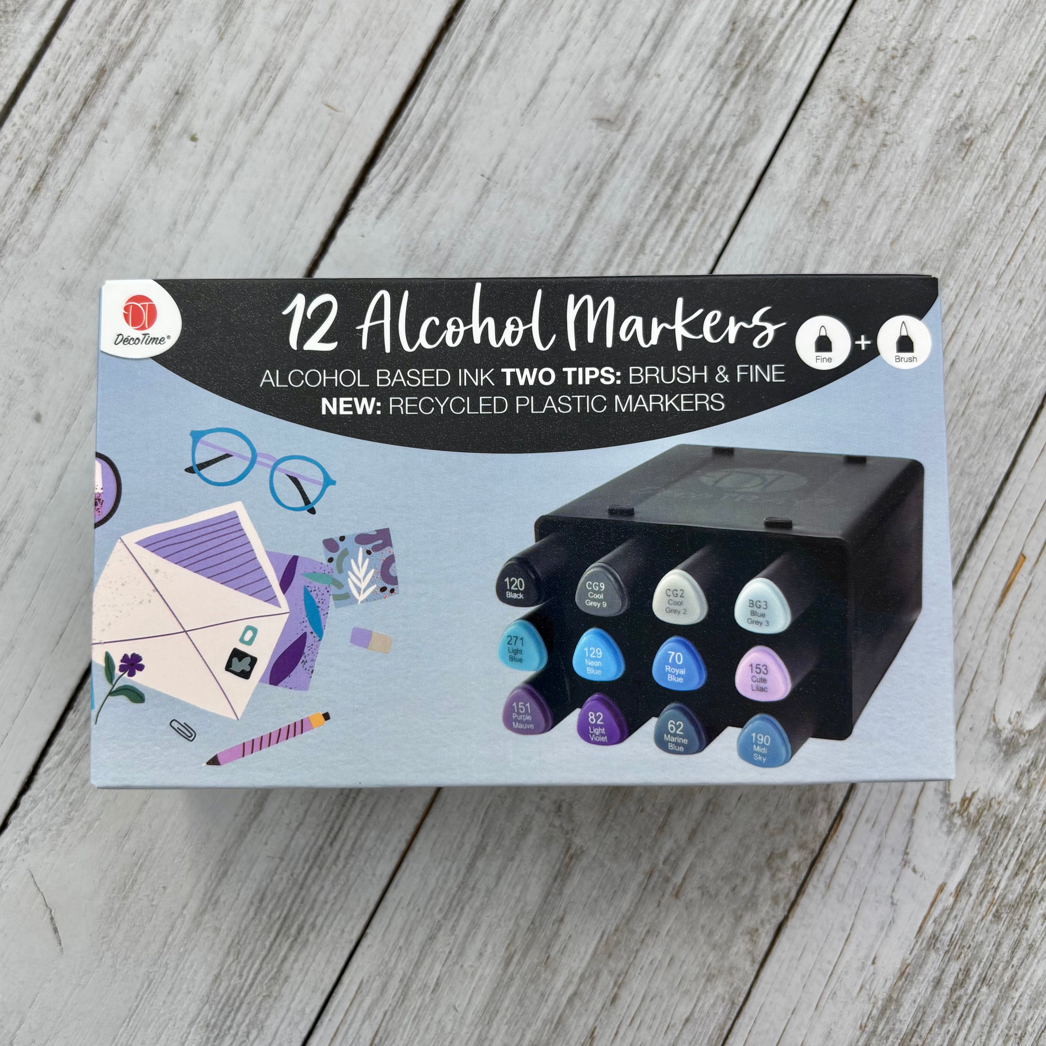 Decotime Alcohol Markers - Ocean Breeze