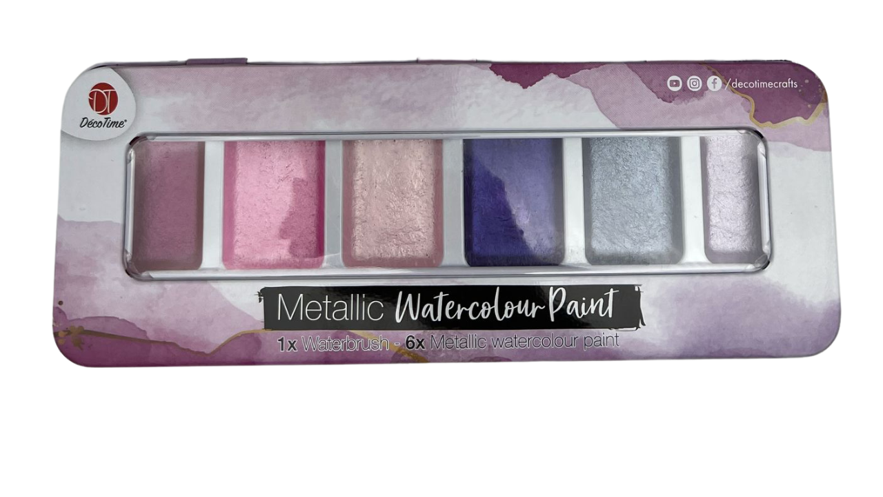 Decotime Water Colour Paint - Orchid Bloom